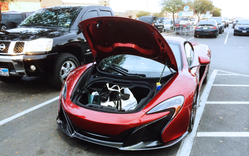 Illustration for article titled Hell Yeah I Went Grocery Shopping In The McLaren 650S